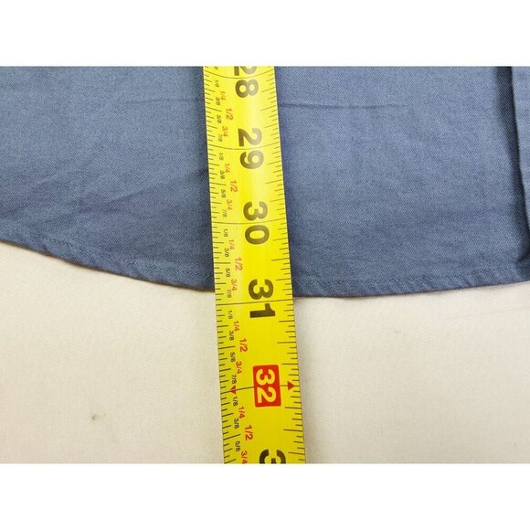 Brooks Brothers Regent Fit Size XL Mens Slate Blue Pocket Logo Button Down Shirt - Picture 7 of 8